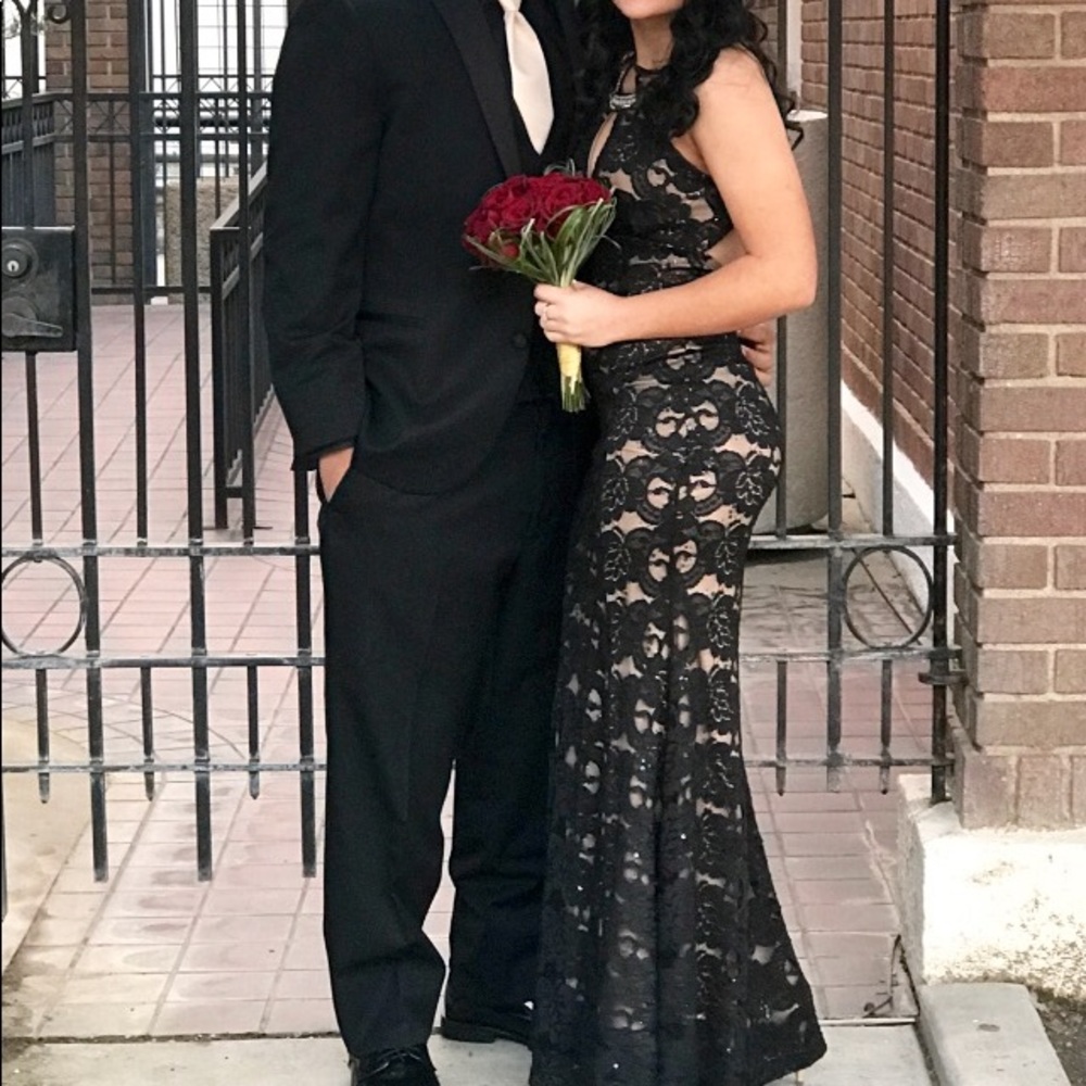 Black formal dress